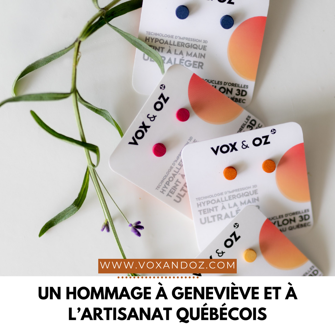 Un hommage à Geneviève et à l’artisanat québécois