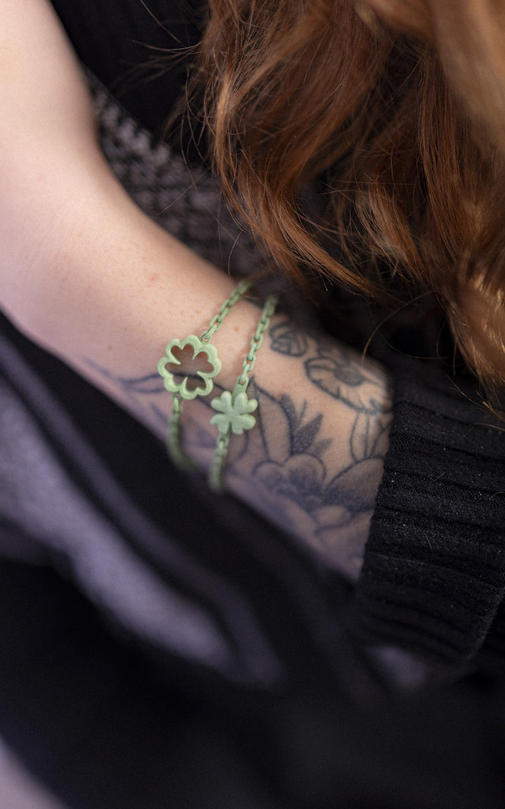 Bracelet d'amitié Trèfle 4 feuilles