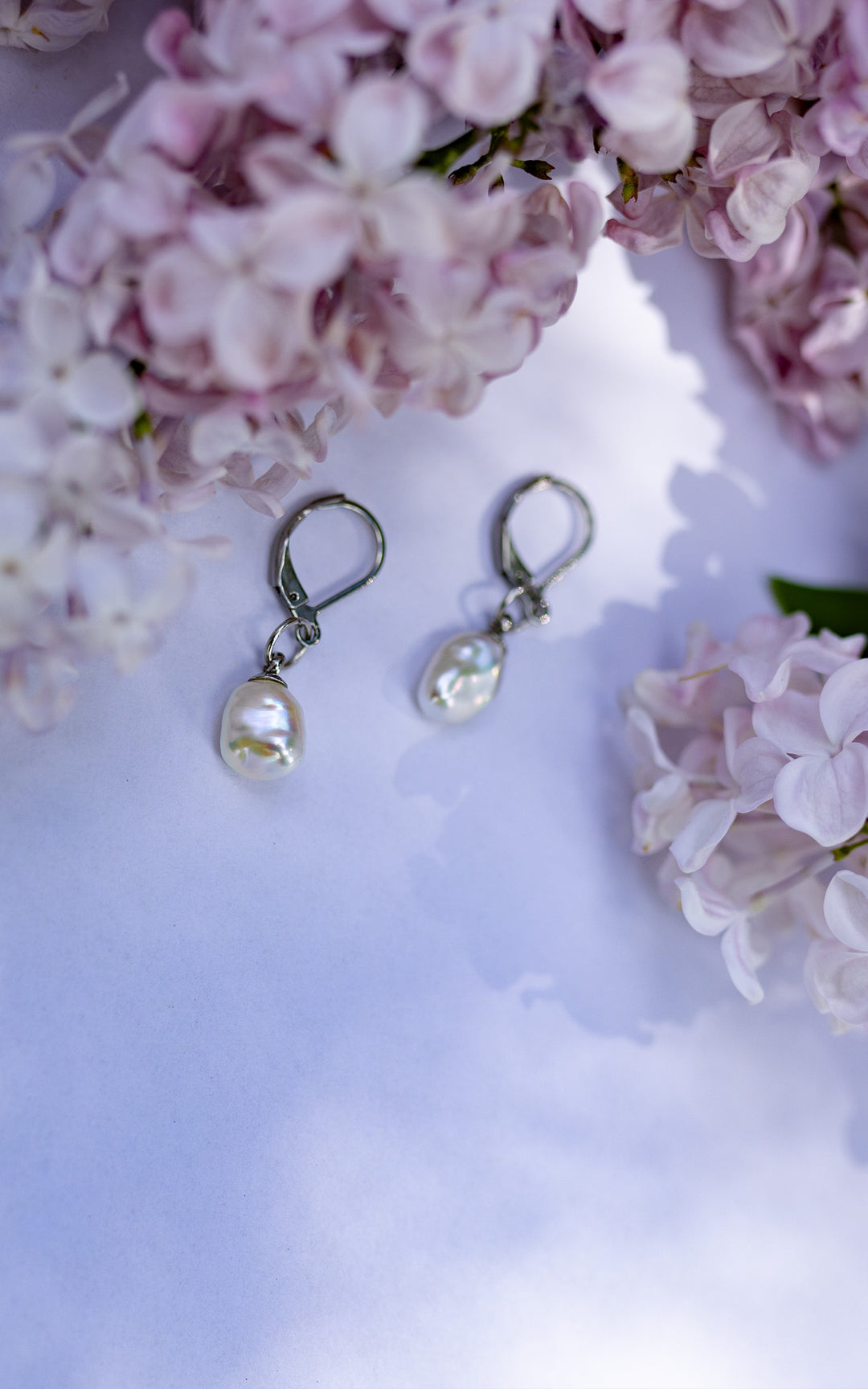 Perles 5 mm sur crochet levier