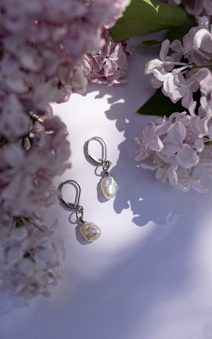 Perles 5 mm sur crochet levier