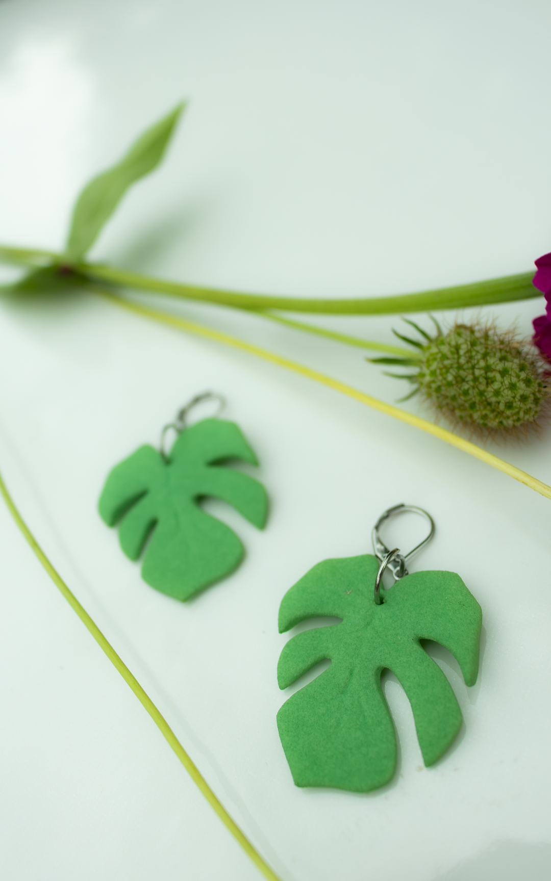 MAUI – Boucles d’oreilles Monstera