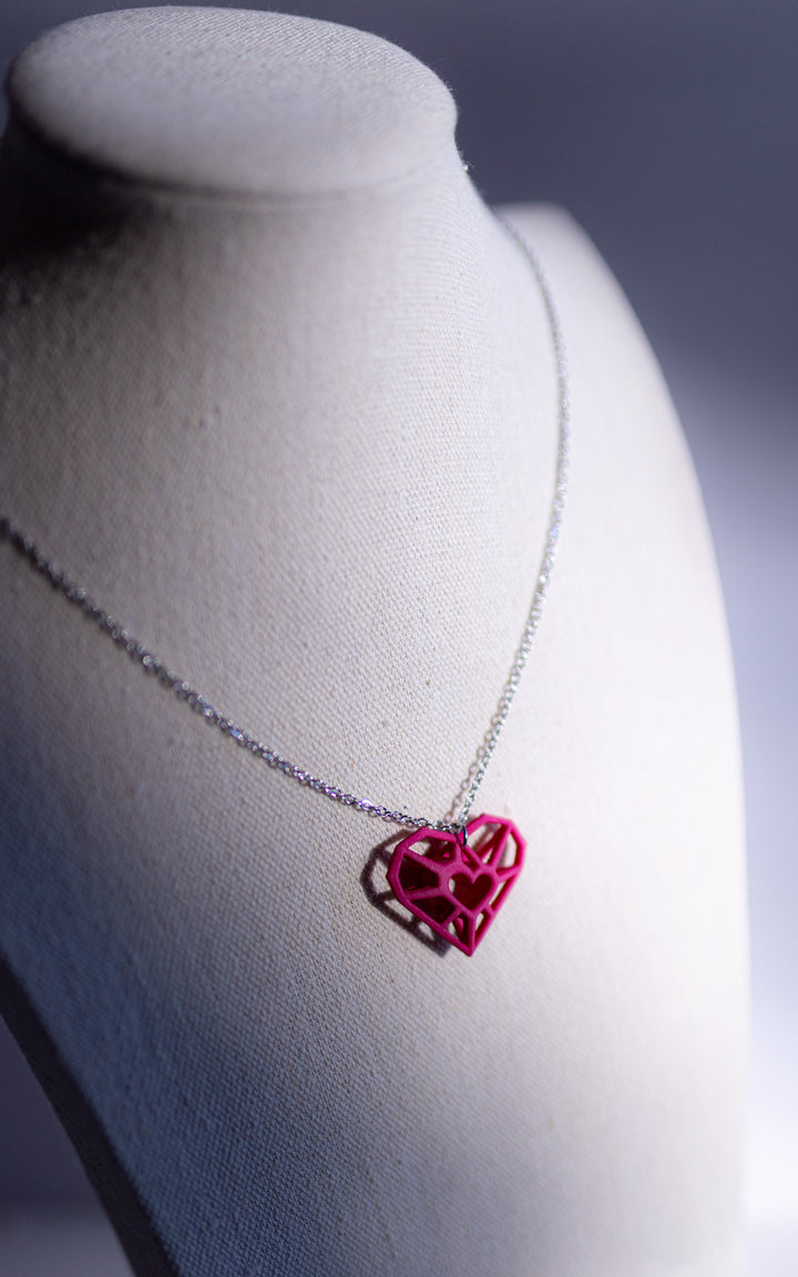 Collier coeur architecte