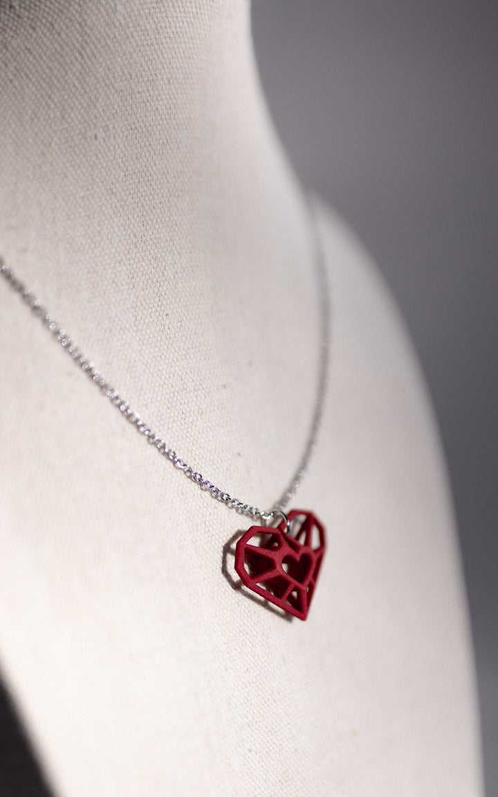 Collier coeur architecte