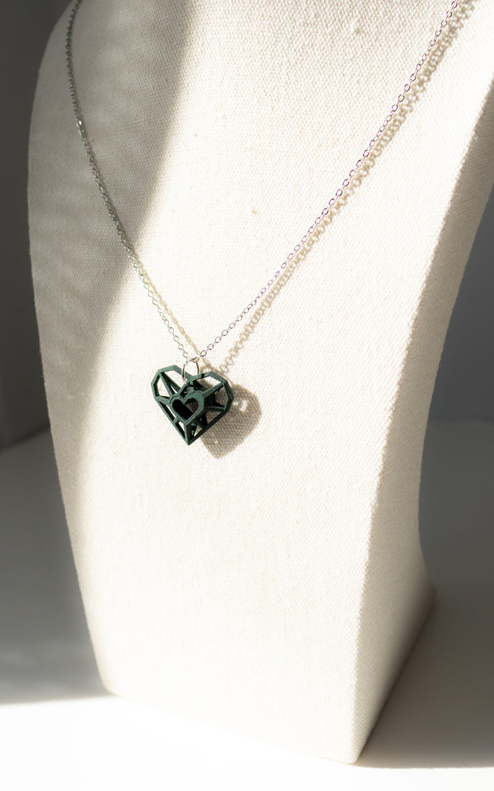 Collier coeur architecte