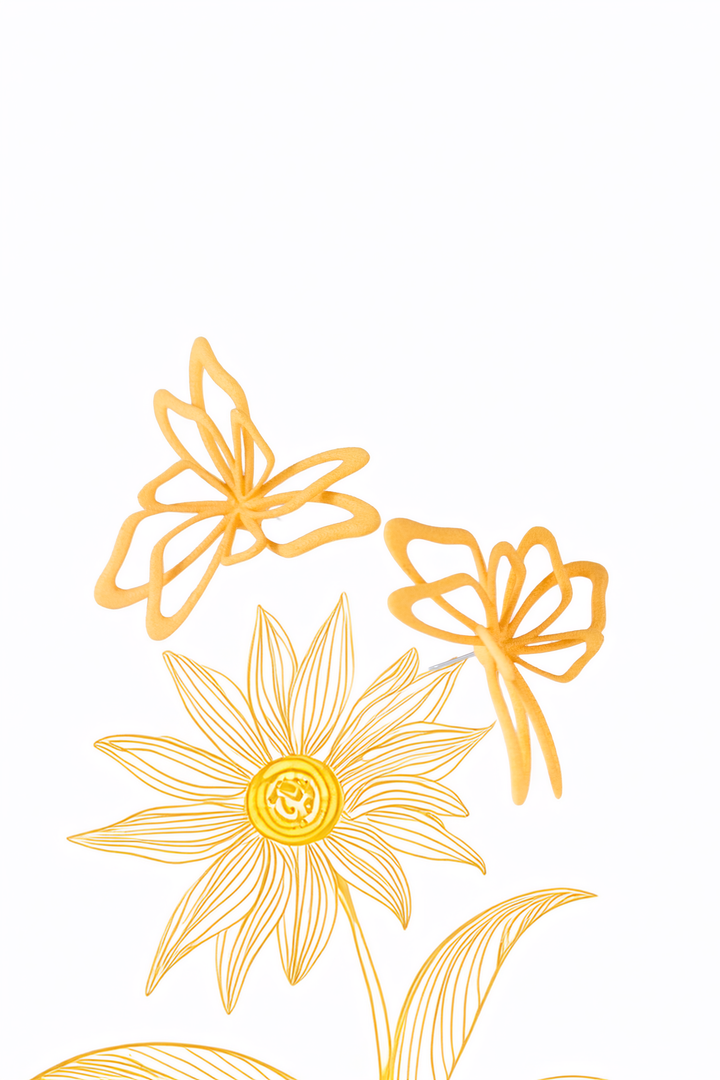 FAIRY – Boucles d’oreilles féériques grand format en nylon recyclé