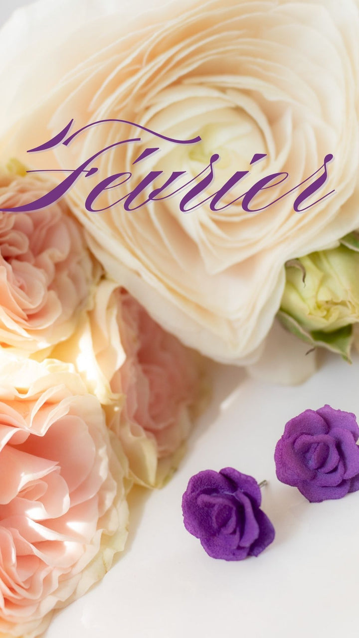 ROSE 3D – Boucles d’oreilles d’anniversaire