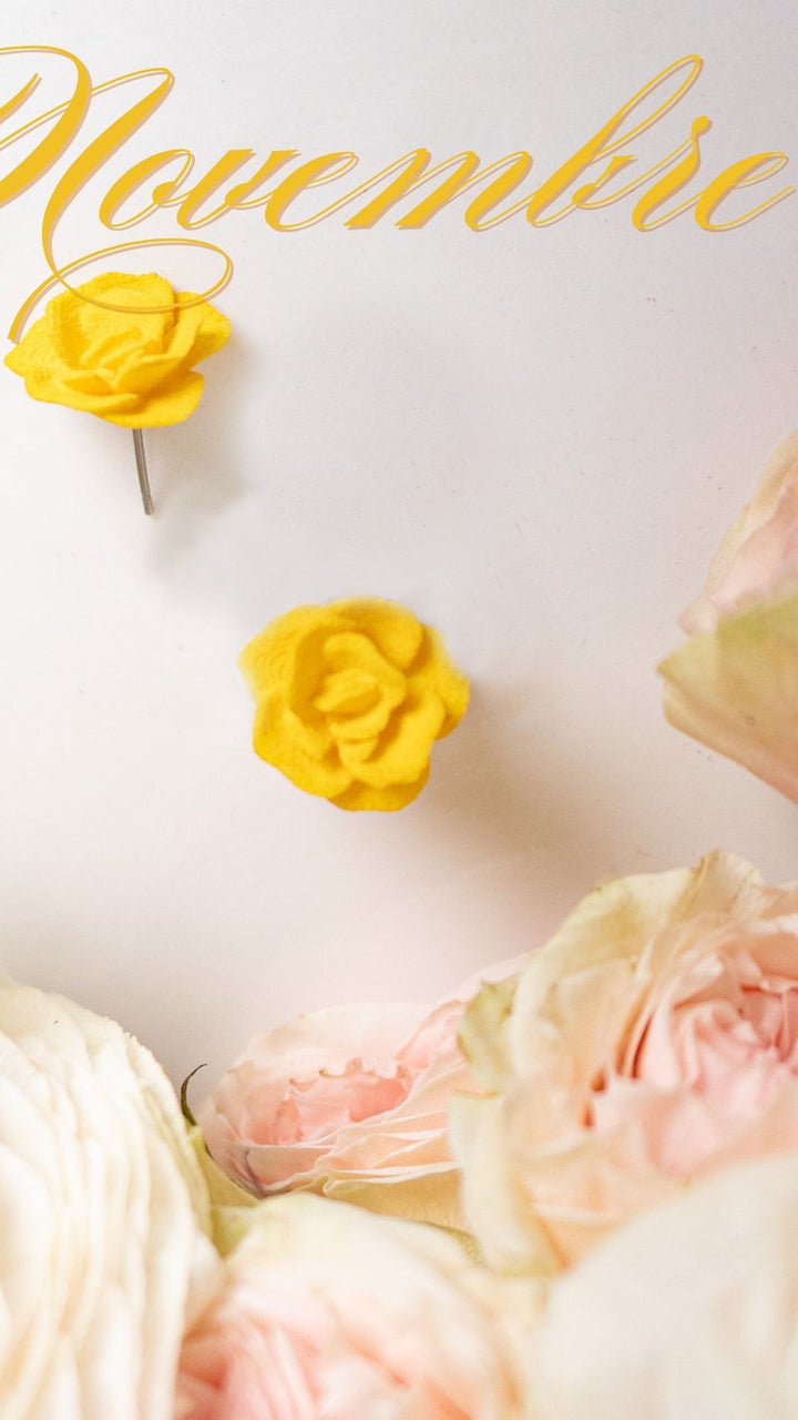 ROSE 3D – Boucles d’oreilles d’anniversaire