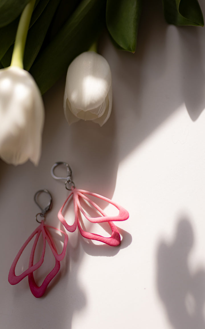 MONARQUE – Boucles d’oreilles ailes de papillon en 3D, ultralégères