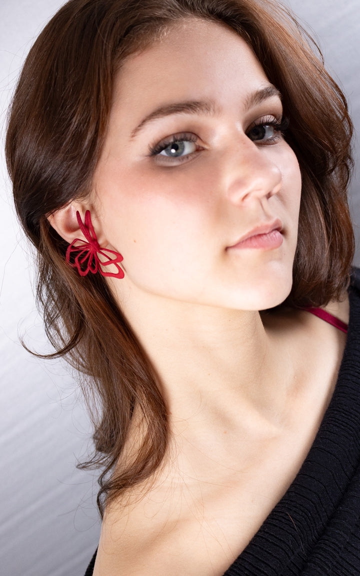 FAIRY – Boucles d’oreilles féériques grand format en nylon recyclé