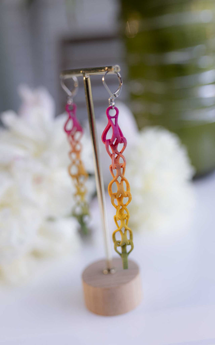 Boucles d'oreilles longues BORA BORA