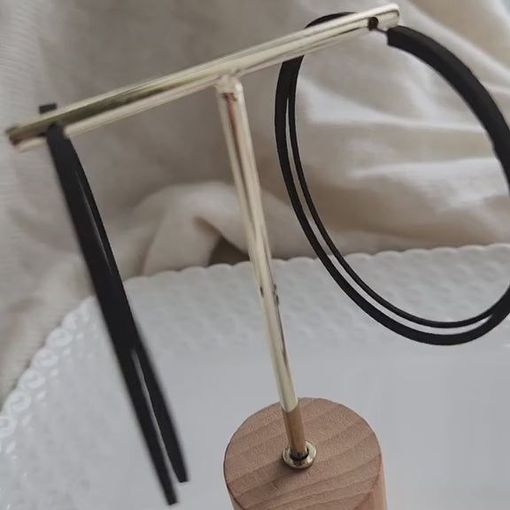 Grands anneaux ultralégers et souples impression technologie 3D hypoallergiques.