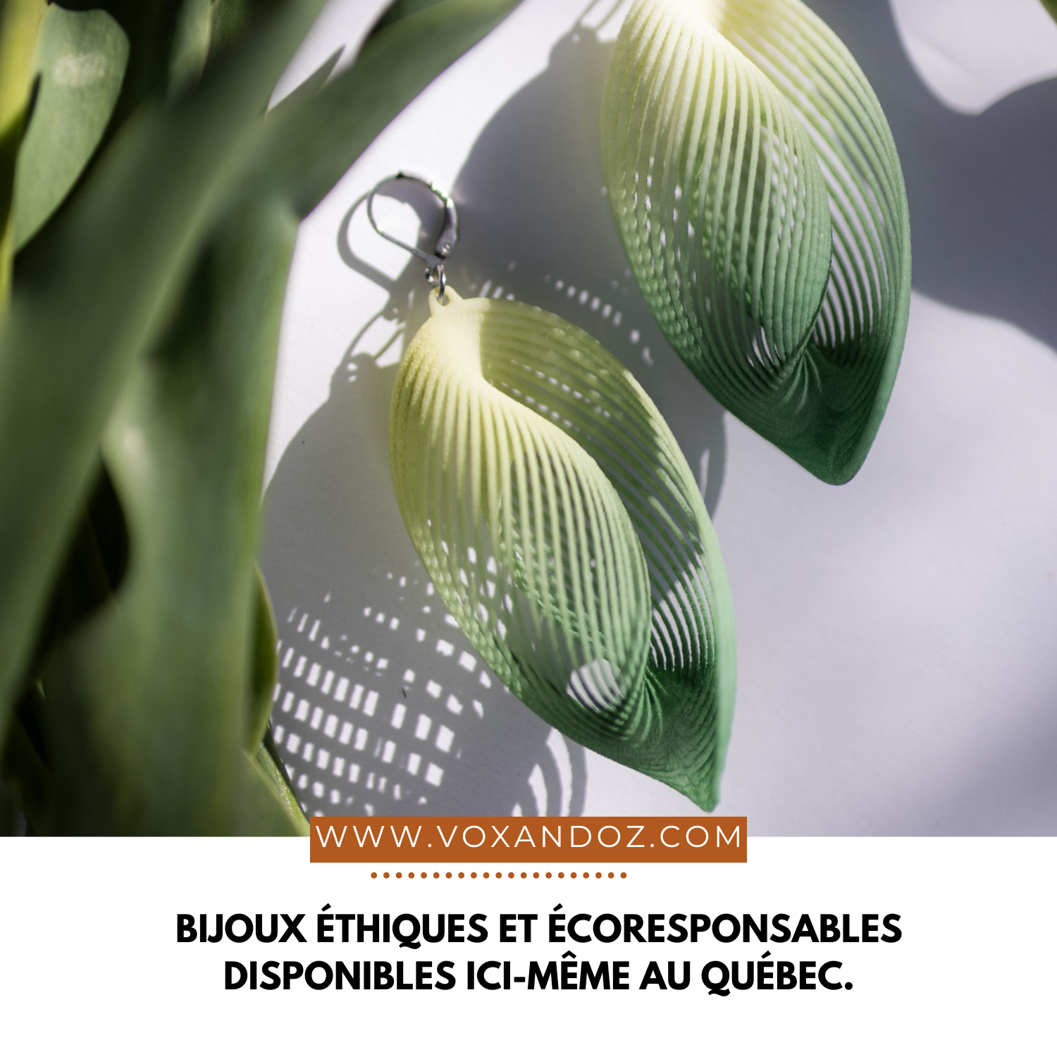 Vox & Oz des bijoux éthiques et écoresponsables.