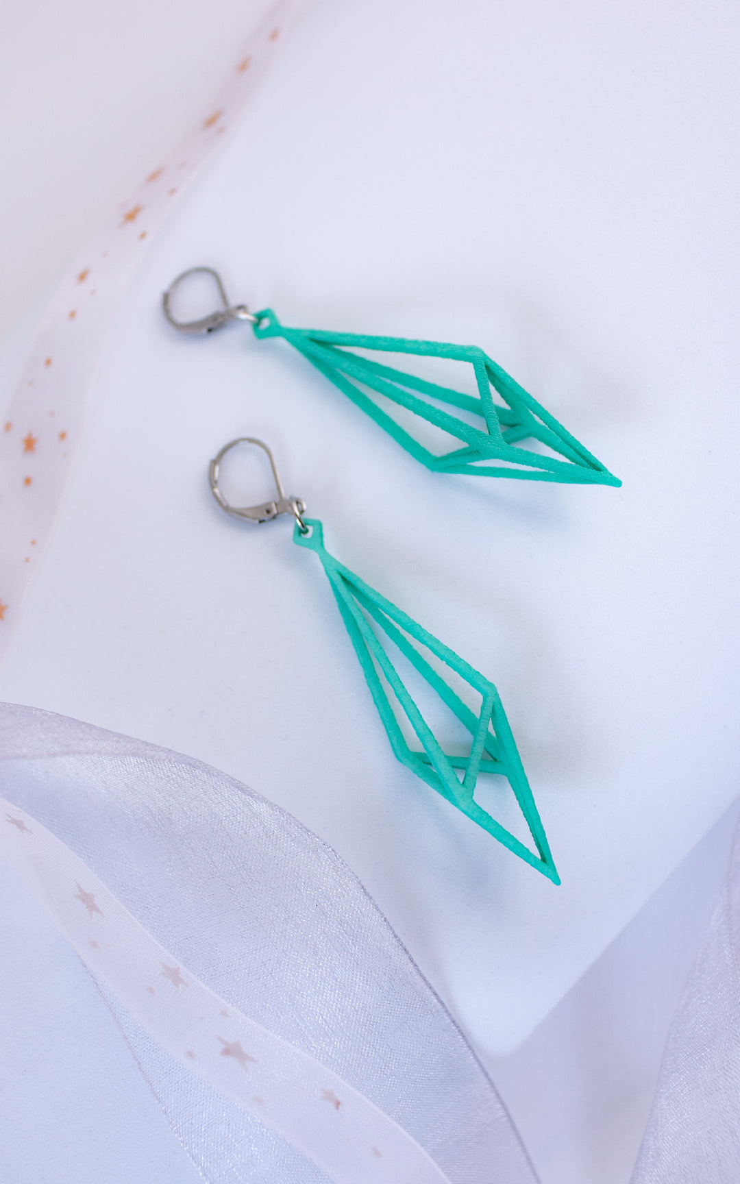 GEO pyramid geometric earrings