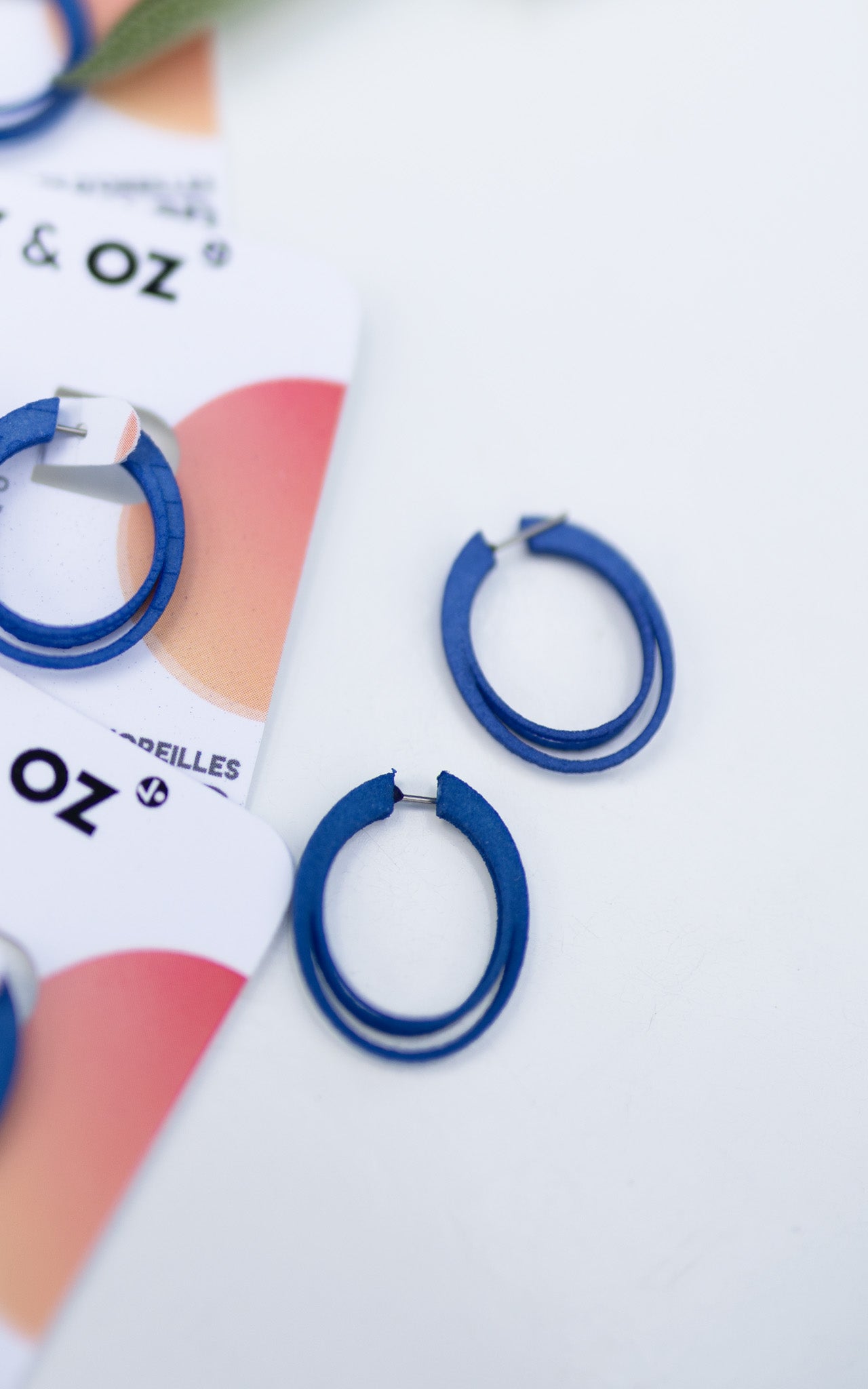 Small Oval GINGER Hoops