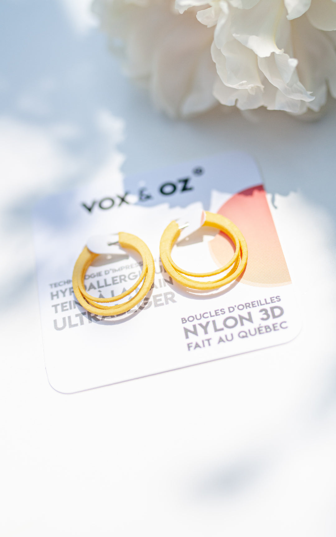 Small Oval GINGER Hoops