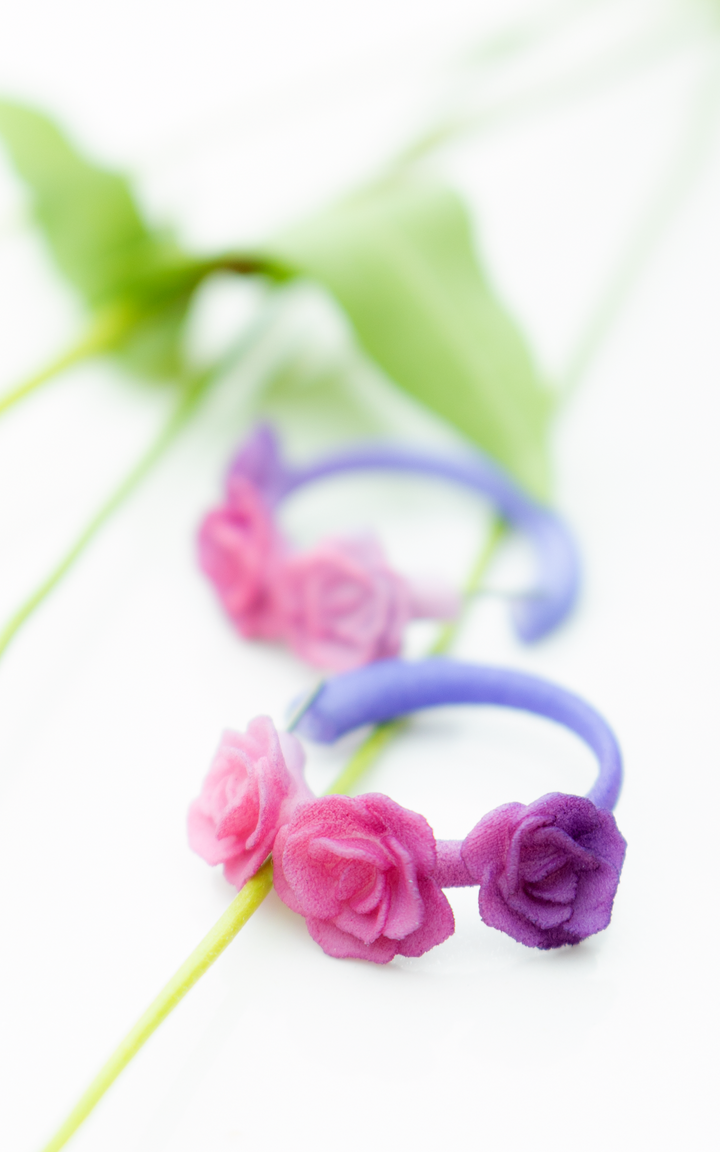 Mini-Flamenco 3D Hoop Earrings