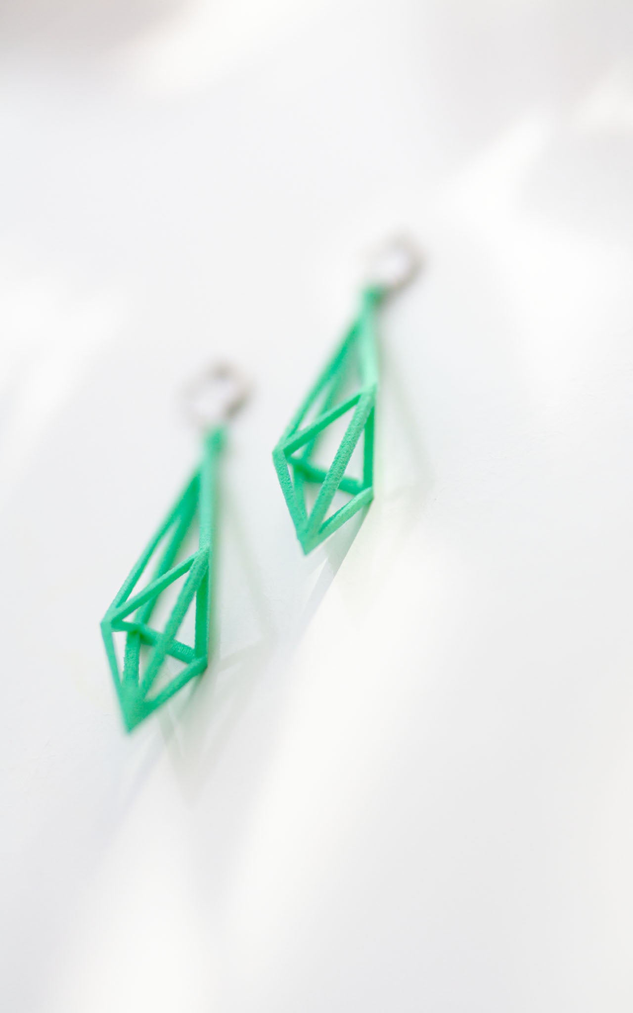GEO pyramid geometric earrings