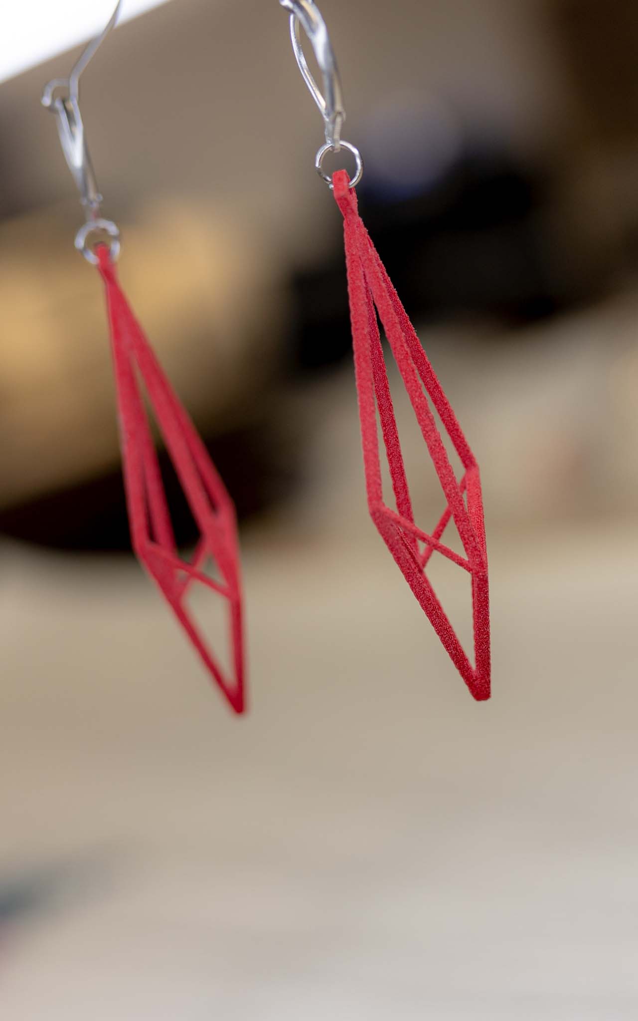 GEO pyramid geometric earrings