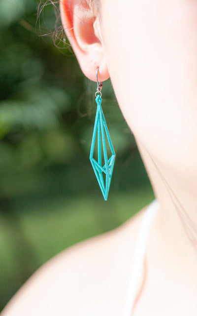 GEO pyramid geometric earrings