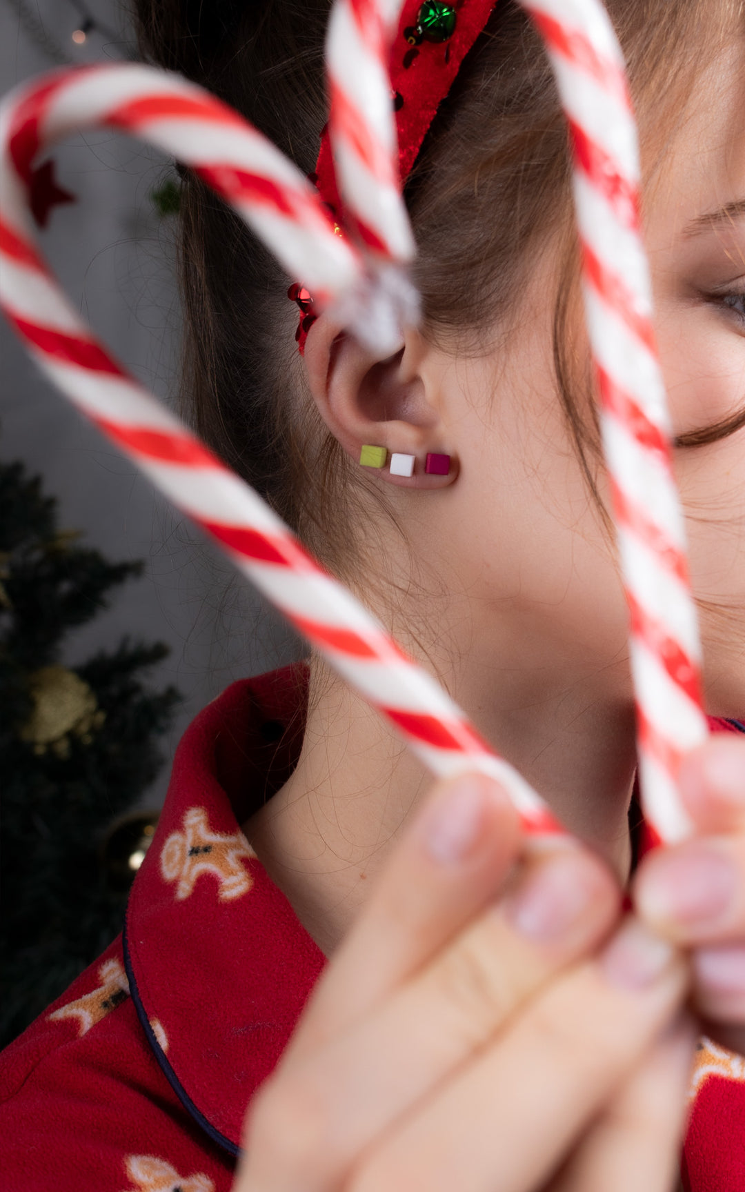 Orange-colored jewelry collection