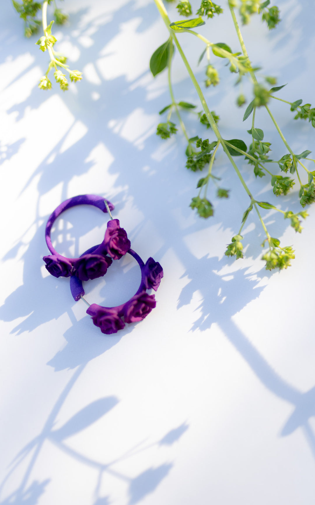 Mini-Flamenco 3D Hoop Earrings