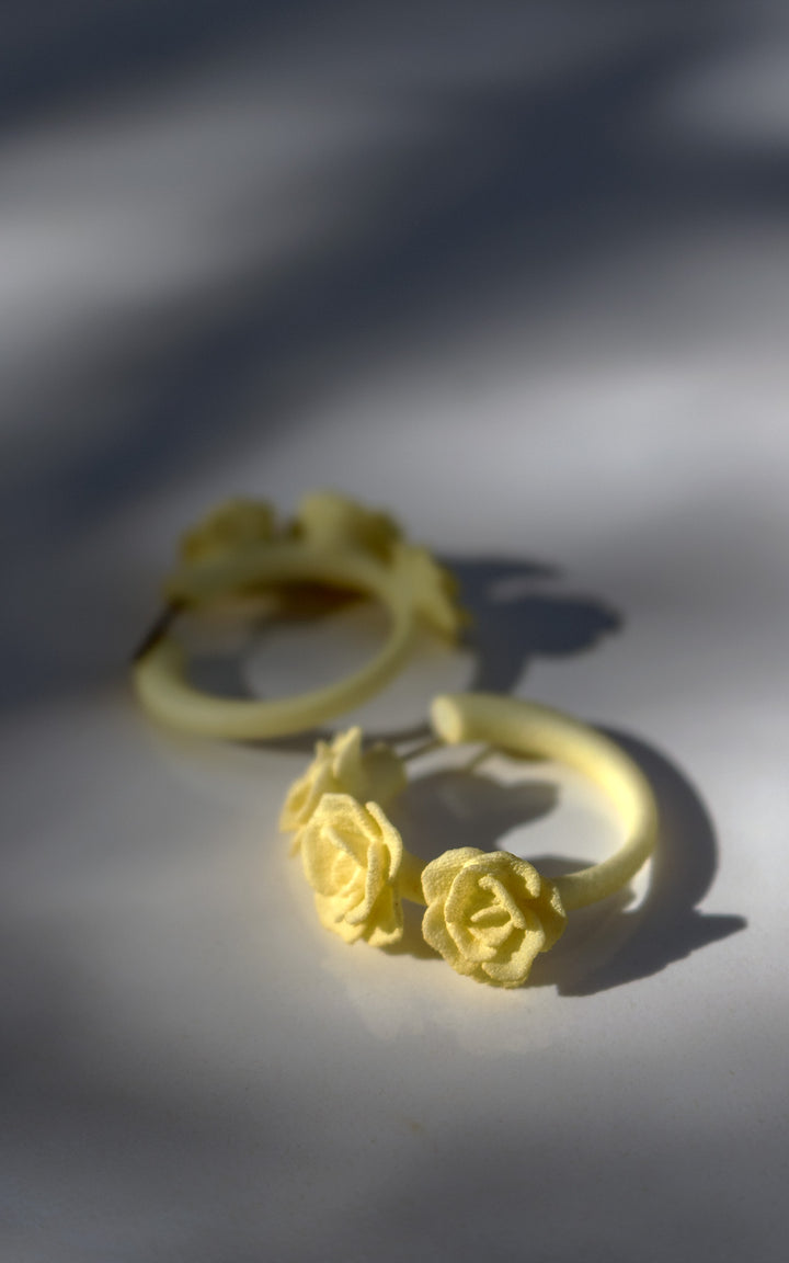Mini-Flamenco 3D Hoop Earrings