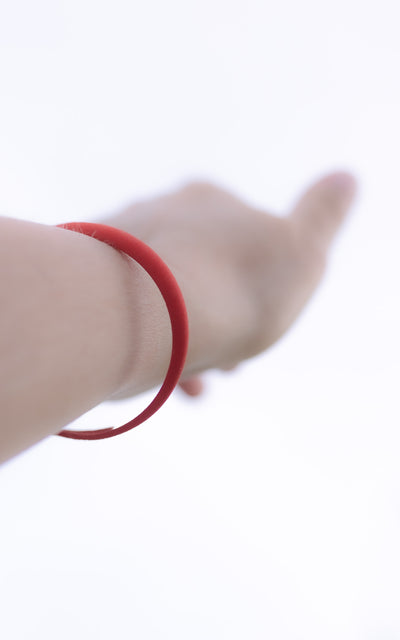 LE TRAVERSIER 3D bracelet Interlaced open bangle