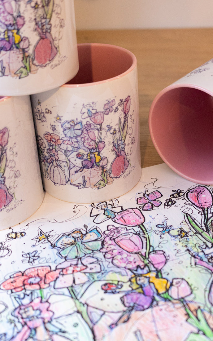 Tasse illustrée — La Princesse des Tulipes