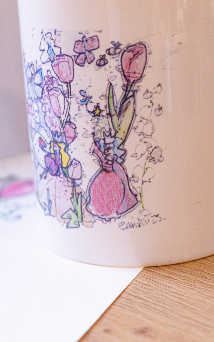 Tasse illustrée — La Princesse des Tulipes