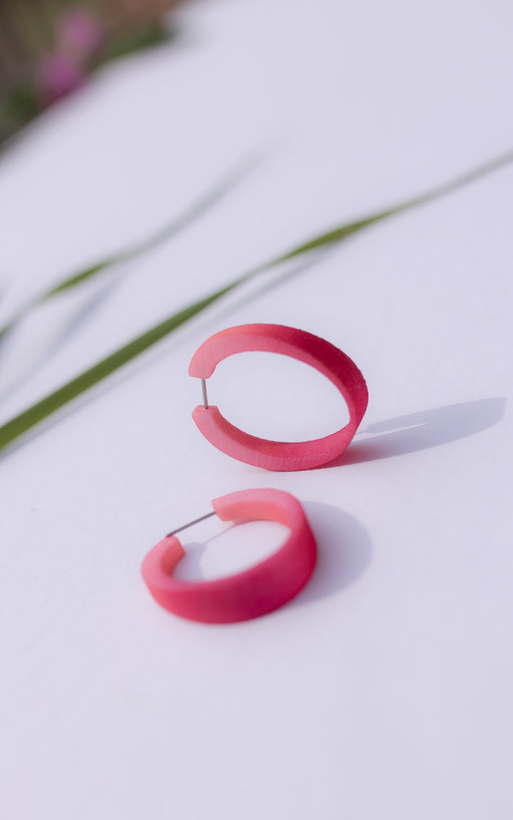 Earrings 3D Ovales KIWI