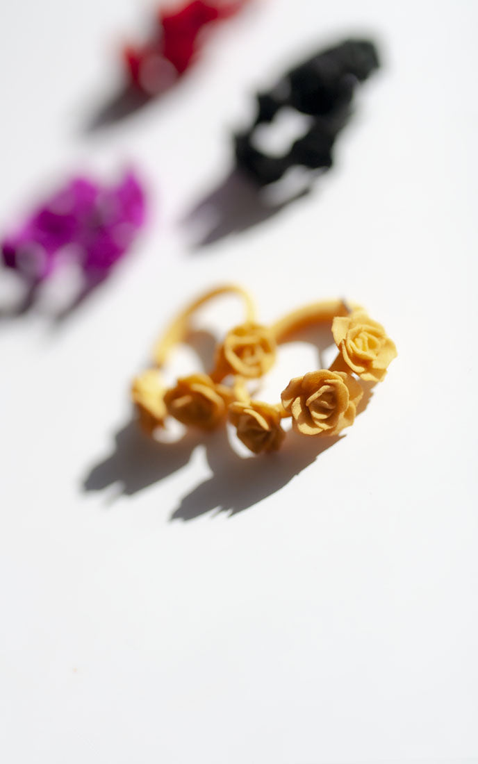 Mini-Flamenco 3D Hoop Earrings