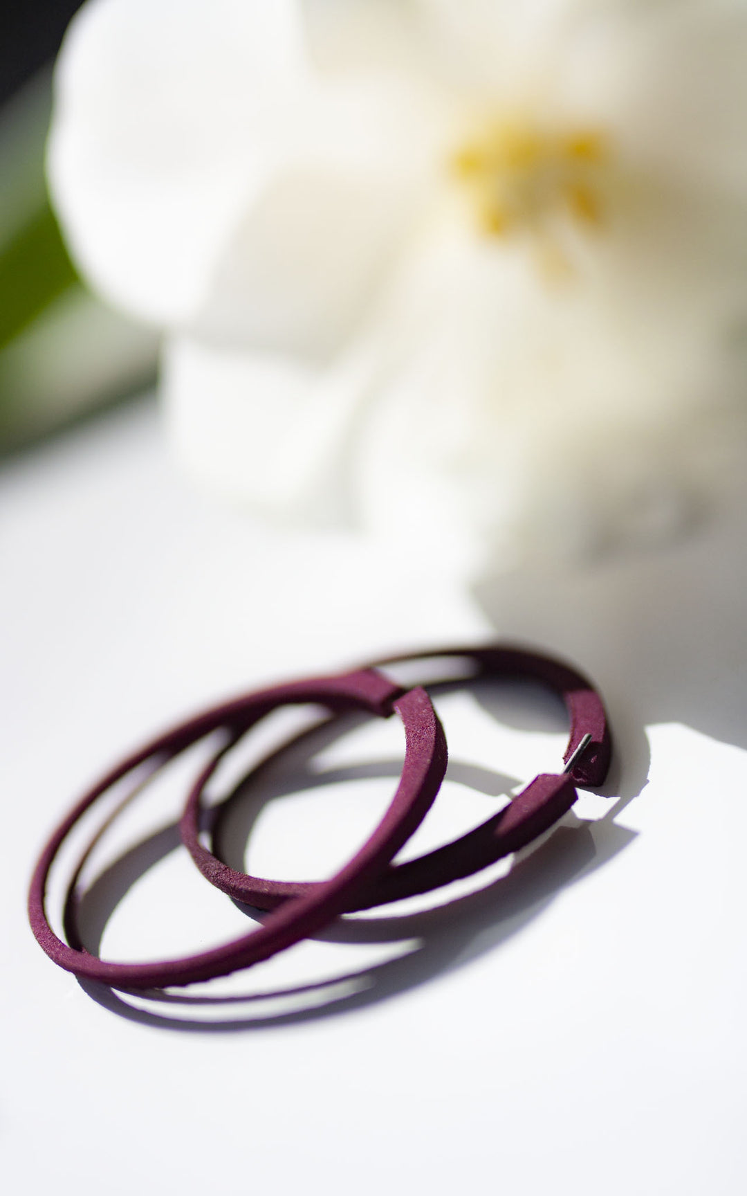 Scoop double rings 4 cm