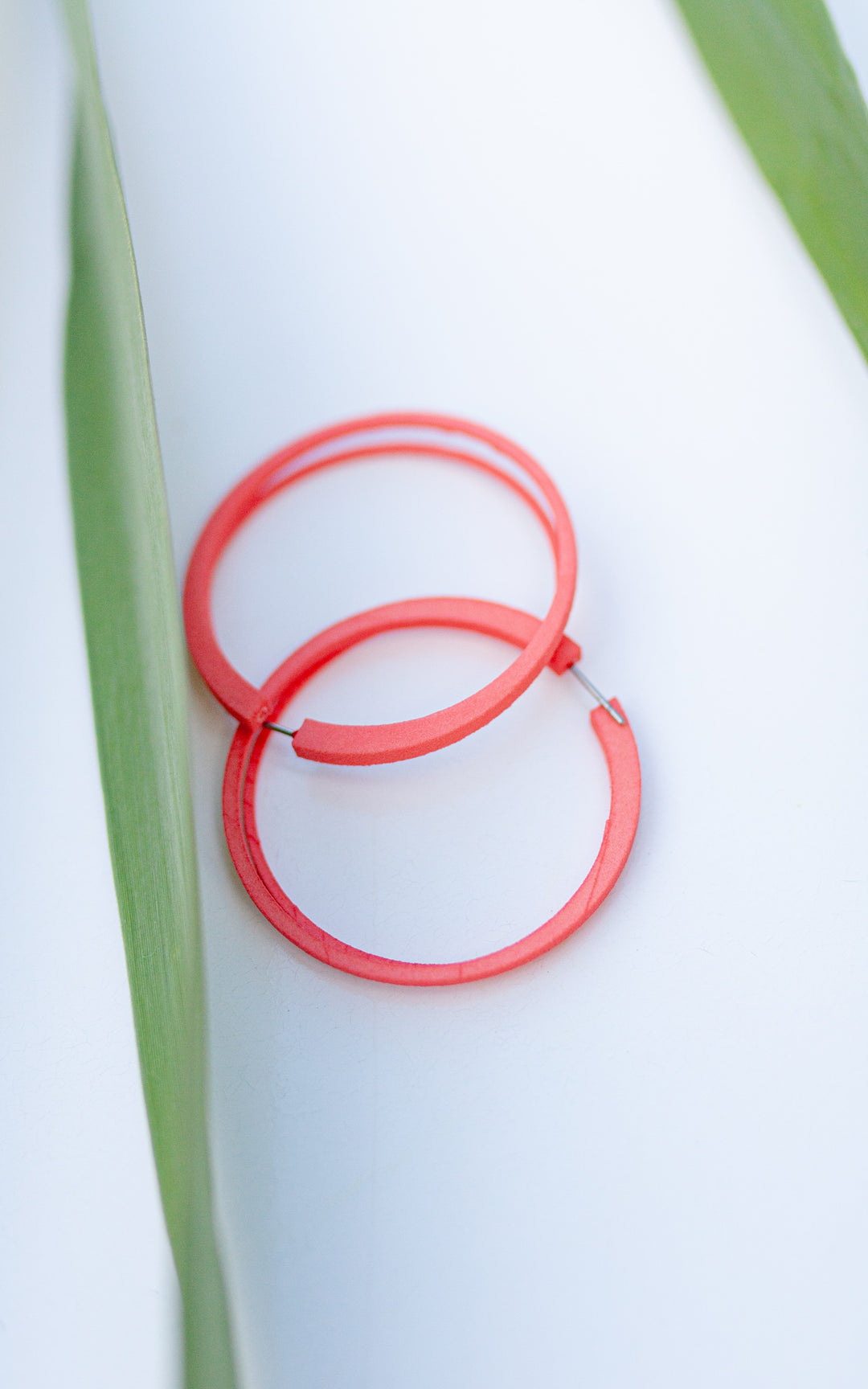 Scoop double rings 4 cm