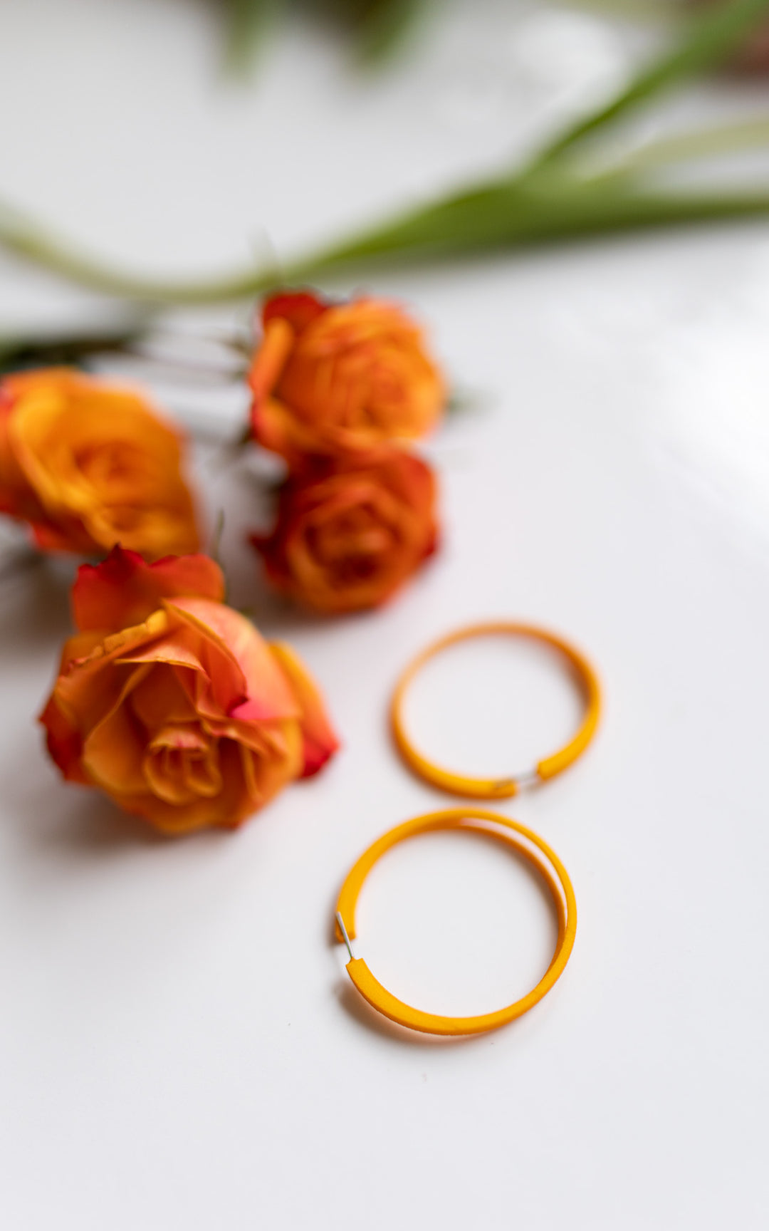 Scoop double rings 4 cm