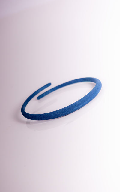 LE TRAVERSIER 3D bracelet Interlaced open bangle