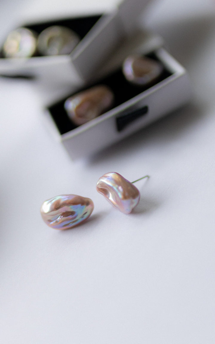 Perles Baroques d'eau douce Keshi 11-12 mm