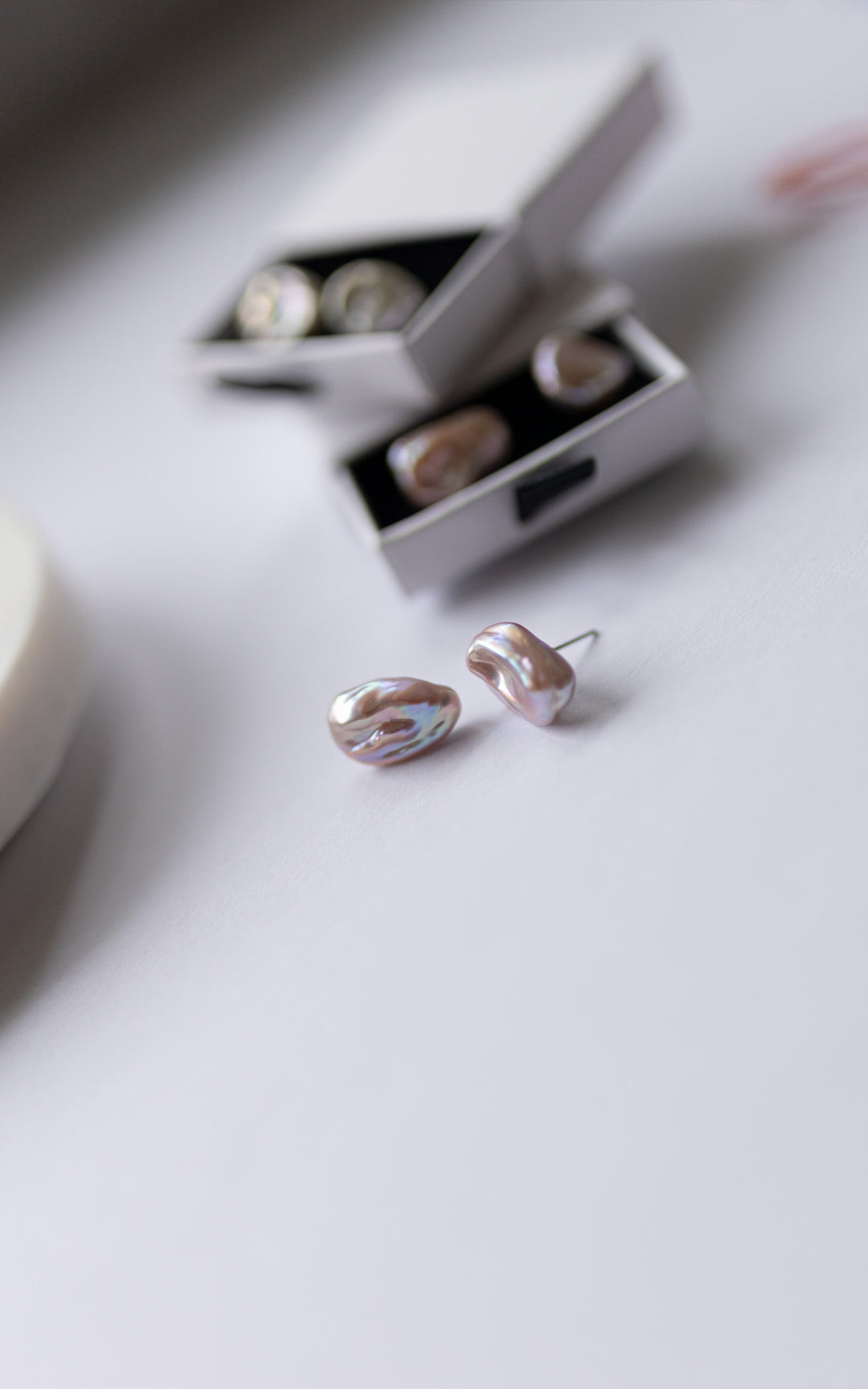 Perles Baroques d'eau douce Keshi 11-12 mm