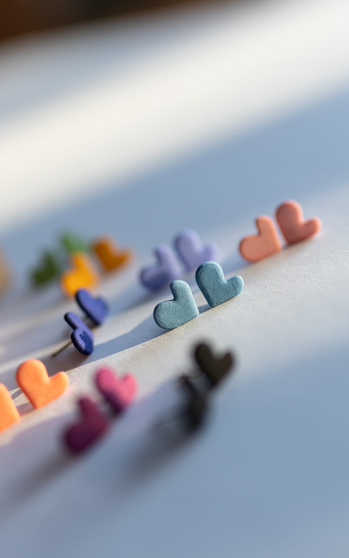 Zamour 3D Heart Earrings