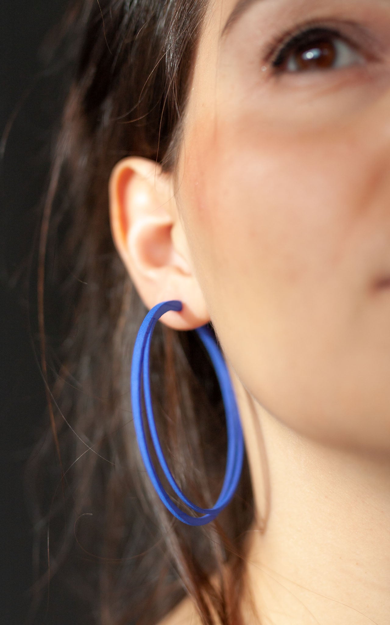 7cm Scoop Ultralight 3D Hoop Earrings