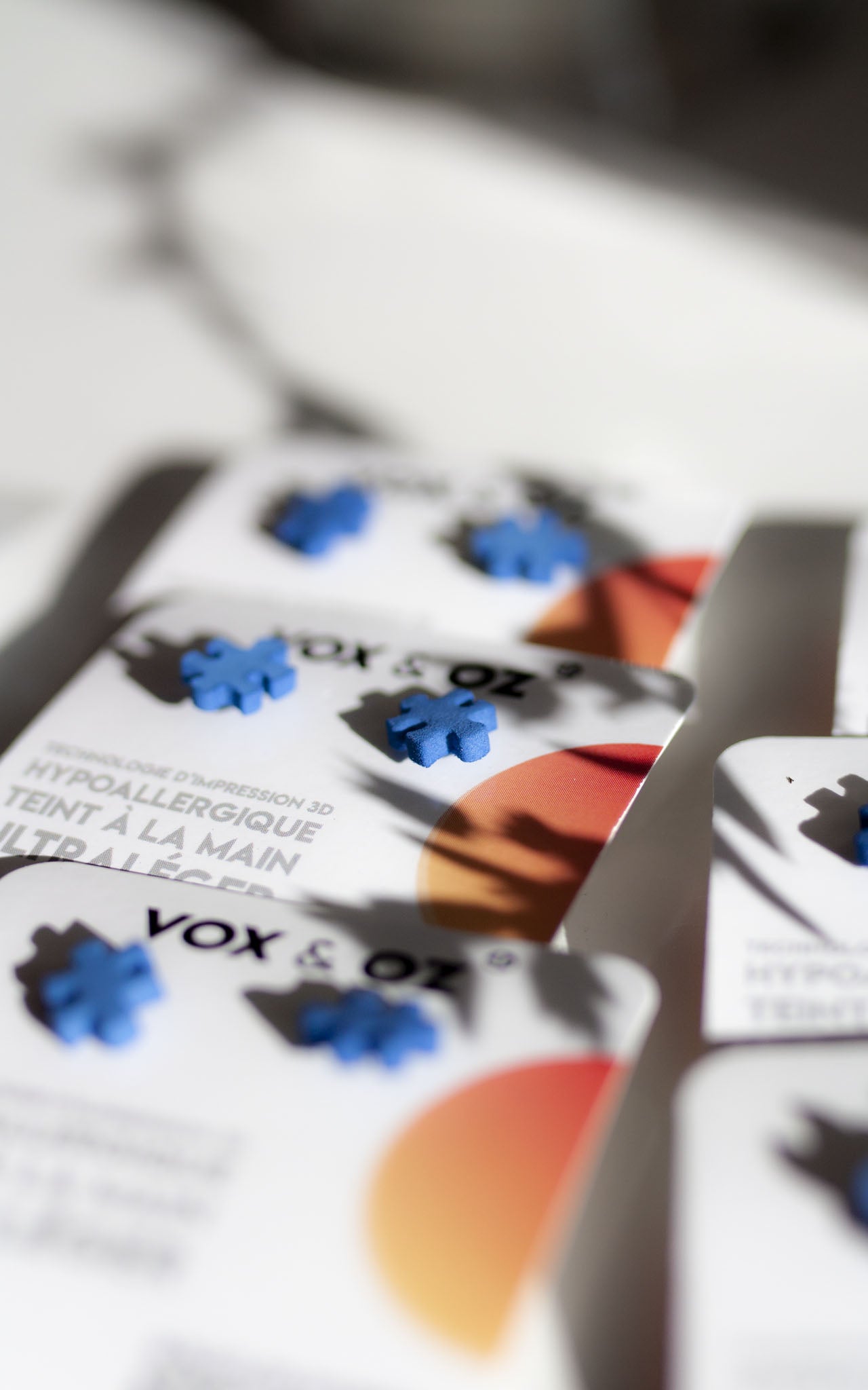 3D puzzle earrings