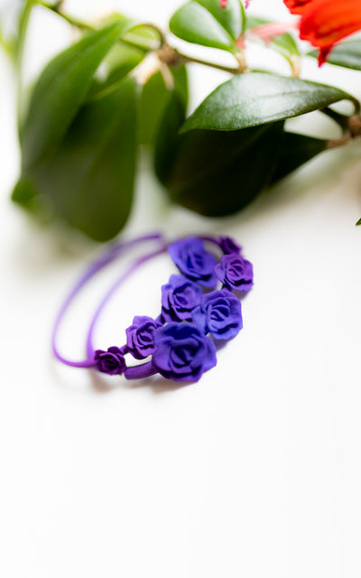 Anneaux d'oreilles de roses 3D Flamenco
